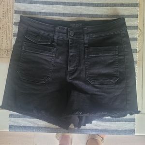Ladies M Judy Blue Black Denim Shorts